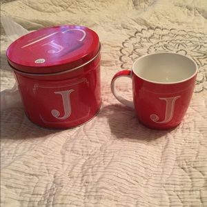 J coffee mug